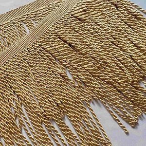 Tjocka Bullion-fransar Tofsar Öglade 200 mm (8 tum) Franslist Hantverk Klädsel Fransar Kuddar Gardiner Heminredning Bullion-fransar