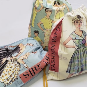 Reisewäschesack Retro Fashion Dessousbeutel 100% Baumwolle Aufbewahrungstasche Travel Wash Bags Kordelzug