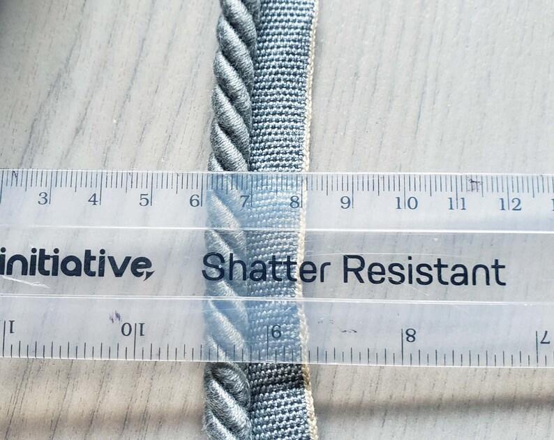 Matt Grey Upholstery Piping Cord 8mm Flanged Piping Cord Rope - Etsy
