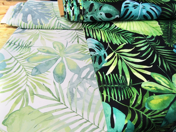 Waterproof Fabric Tropical Leaves 2, How To Waterproof Fabric For Outdoor Use