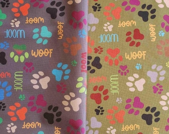 Waterproof Fabric - Dogs Pattern Water-resistant Canvas Fabric Outdoor fabric PVC fabric  Outdoor Cushion Fabric Dog Coat fabric