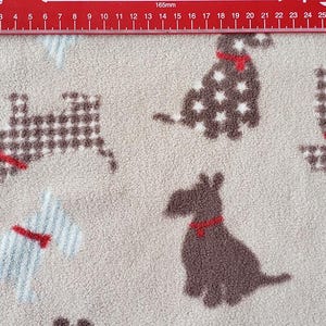 Butterfly Print Fleece Fabric: Hot Pink, Soft & Cozy image 3