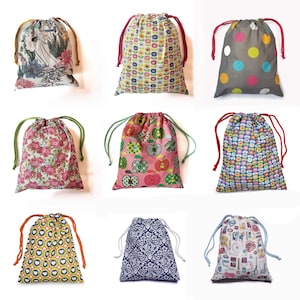 Storage Bag Drawstring  Bag Patterned  100% cotton Travel Bag  Dancing Gym Shoes Storage Drawstring Bag Storage Pouch
