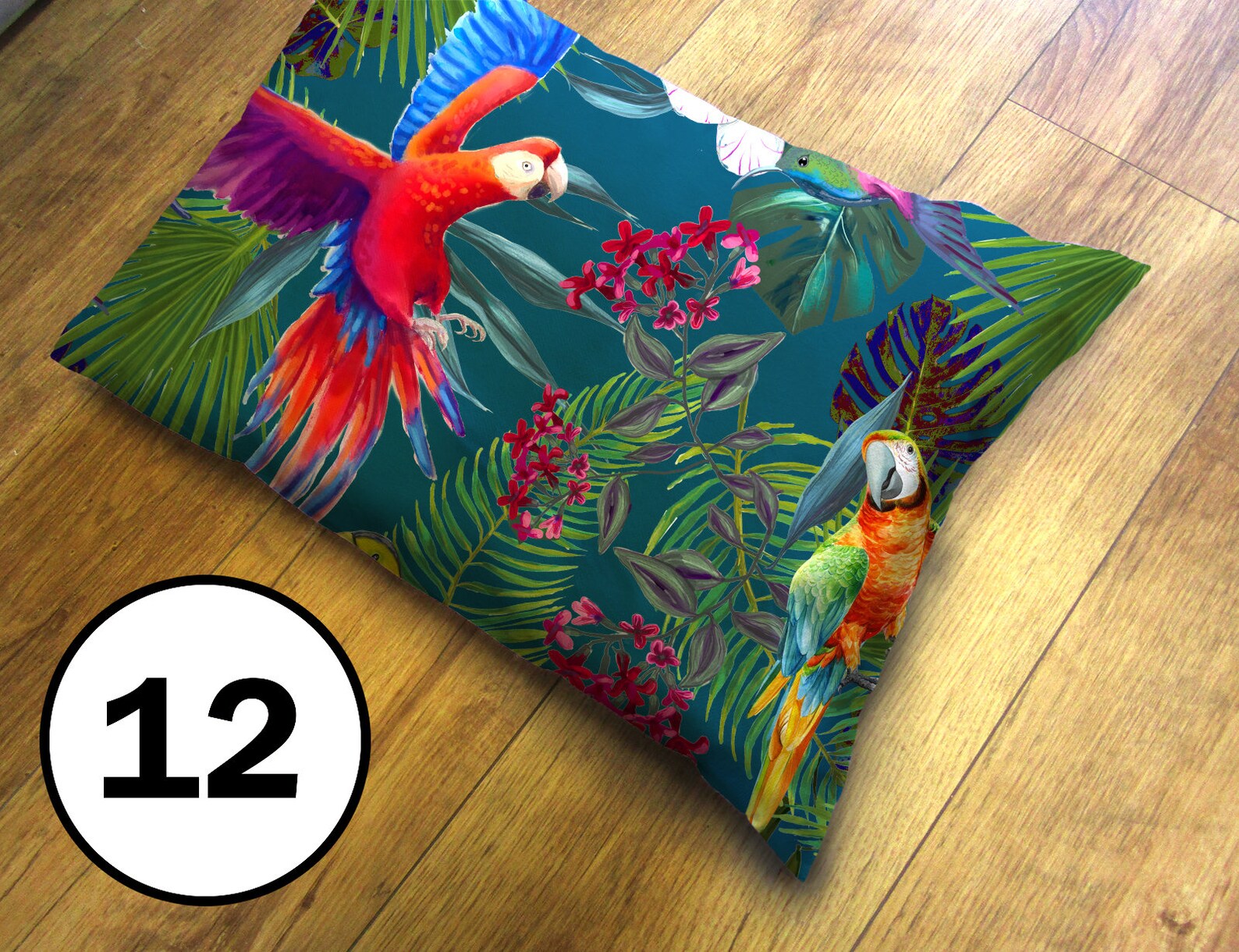 Oblong Outdoor Decorative Cushion Cover Tropical Prints Etsy UK