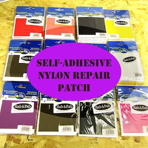 Nylon Patches Self Adhesive Mending Patches Waterproof Mending Sheet Fabric Outdoor Garment Repair Fabric Outdoor Coat Fixing
