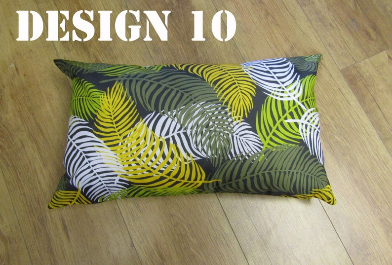 Oblong Outdoor Decorative Cushion Cover Tropical Prints Etsy