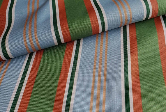 Vintage Style Stripe Design Water Resistant fabric Oilcloth Fabric Outdoor fabric Upholstery Outdoor Cushions Fabric Water-repellent fabric