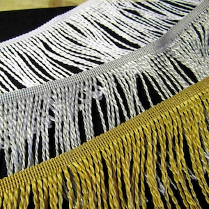 Bullion Fringes Tassels Looped 120mm Upholstery Trim Crafts DRESS FRINGING Fringing Tassels