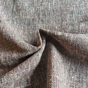 Heavyweight Multicolour Flecked Silk with Linen Look Silk Fabric Raw Silk Fabric Pure Silk Cloth for Cushions Dressmaking