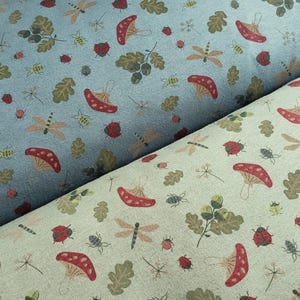 Alpine Fleece Sweatshirt Fabric Hoodie Forest Design Soft Double-Sided Fleece Printed Fleece Fabric Fleece Material