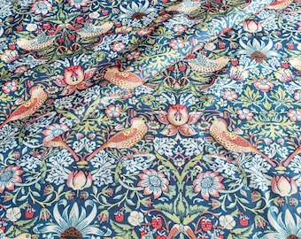 Erdbeerdieb William Morris Muster Wasserdichter Stoff in der klassischen Farbe Wasserabweisender Stoff Outdoor-Kissen Wasserabweisender Stoff