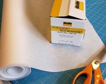 BONDAWEB® Iron on Fusible Transfer Paper Crafts Repairs Sewing Optional sizes Vlieseline Vliesofix