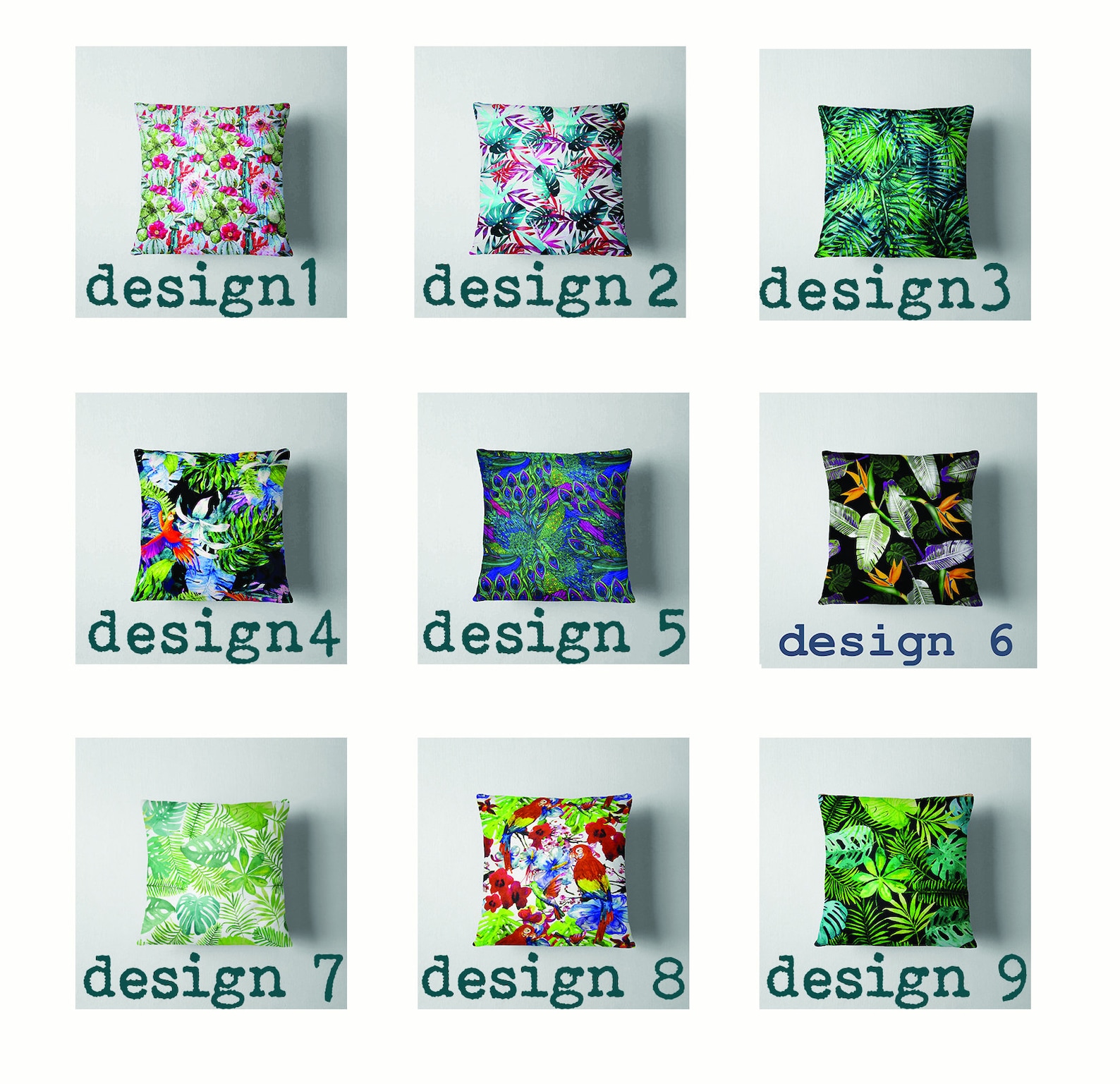 Central Otago Square Printed Cushion Cover
