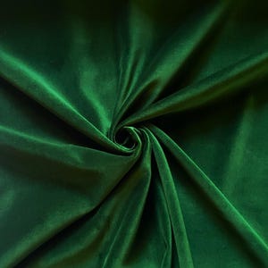 Cotton Velvet Fabric Bottle green 110cm wide 45&#39;&#39; Cushion Velvet Dressmaking Velvet Fabric