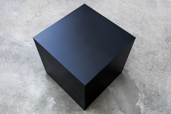 Metal cube side table deals