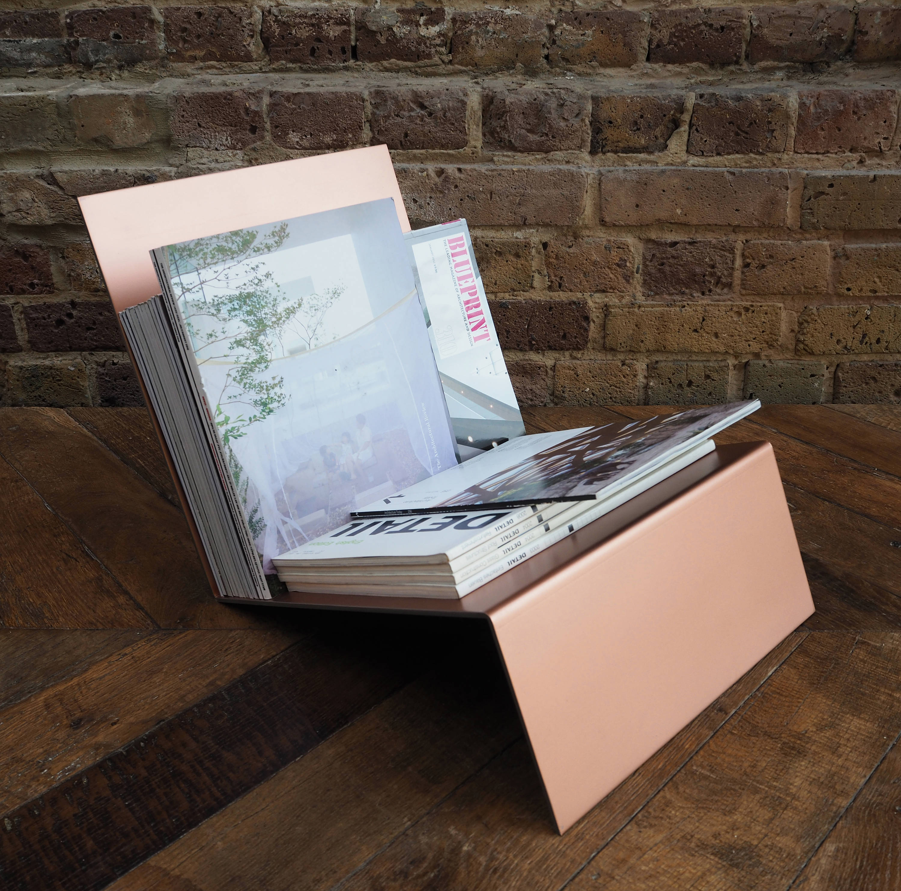 Steel Magazine Holder Bookshelf Magazine Rack Unique Etsy