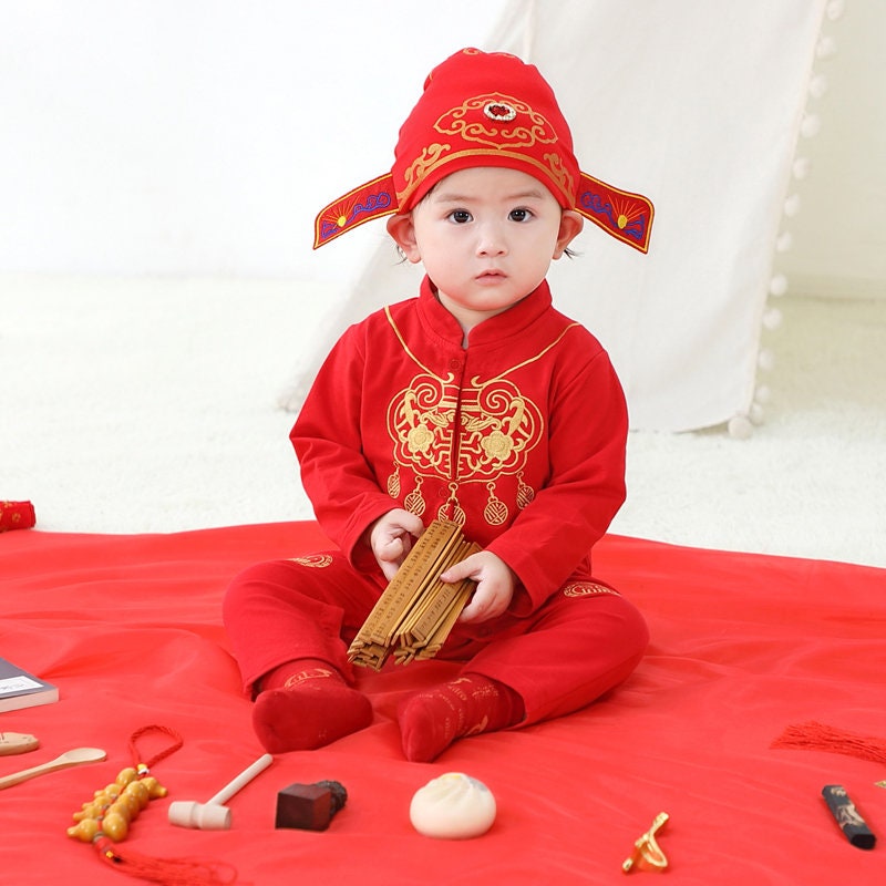 vergeven Drastisch nakomelingen Chinese Baby Clothes - Etsy