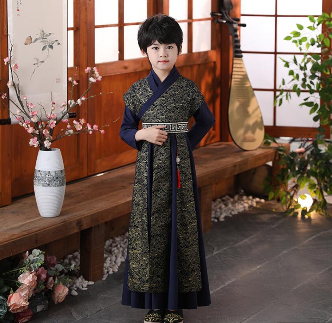 Chinese Hanfu Boys Hanfu Boy's Ancient Costume Etsy