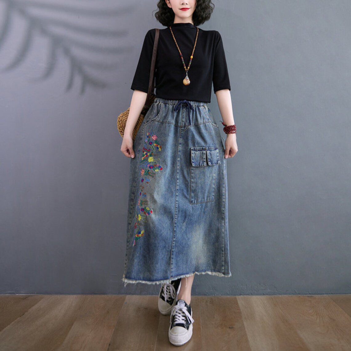 Woman fashion skirt summer skirt demin clothing demin skirts | Etsy