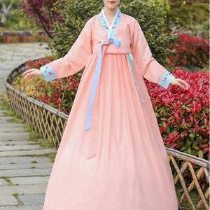 Korean Traditional Palace Hanbok Woman Hanbok Korean Folk - Etsy