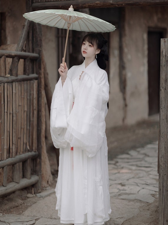 Hanfu Ming Dynasty Female Stage Fairy Costume, Tulle Dress for