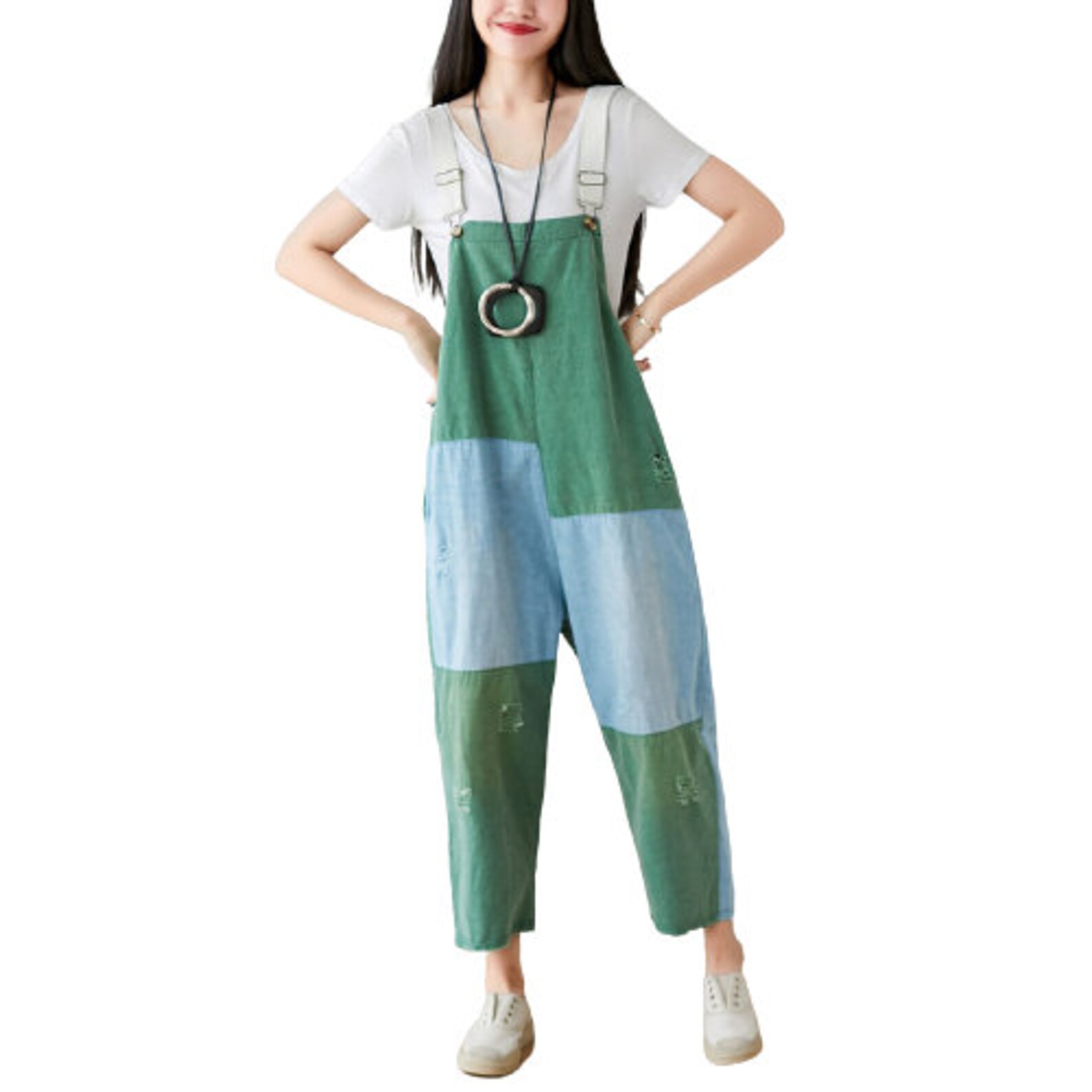 Woman cotton linen overalls loose casual overalls linen pants Etsy