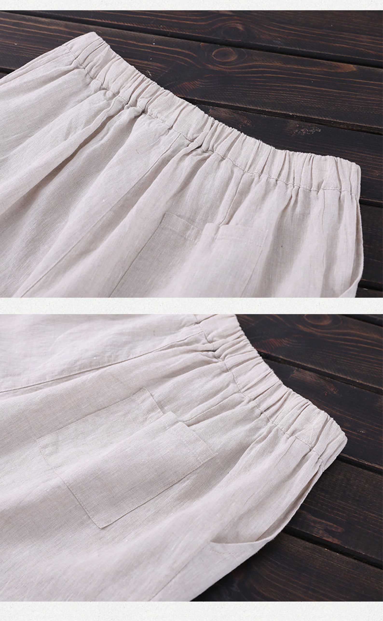Woman short pants soft cotton linen pants summer short pants | Etsy