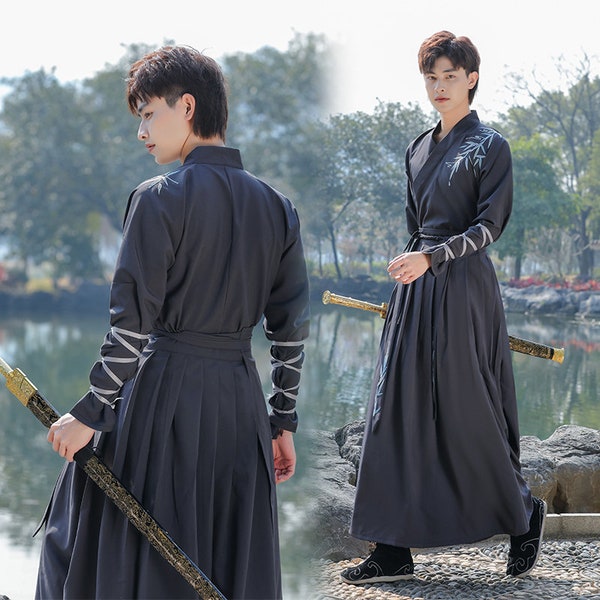 Male hanfu, hanfu man Hanfu sets, men's robe, Chinese Hanfu, hanfu dresses, hanfu men, hanfu shirt, hanfu robe, hanfu skirt hanfu pattern