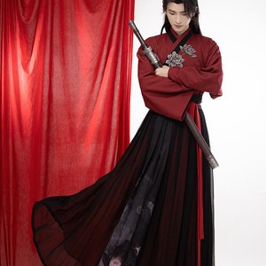 Tang Dynasty Hanfu Man Robe Hanfu Set, Men's Hanfu, Chinese Hanfu ...