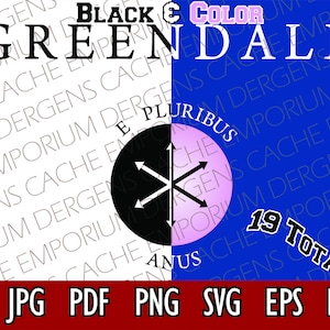 Greendale College - Community Flag Design | SVG-bestandsbundel