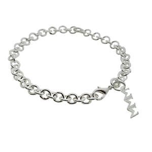Tri Sigma Sigma Sigma Greek Sorority Bracelet Jewelry Rolo Lobster Closure