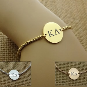Kappa Delta Sorority Armreif, Sorority Schmuck, Sorority Geschenk, Sorority Little Big Geschenkidee