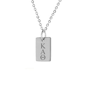 Kappa Alpha Theta Sorority Necklace, Sorority Mini Bar Jewelry Necklace, Sorority Gift Idea, Sorority Little Big Gift Idea
