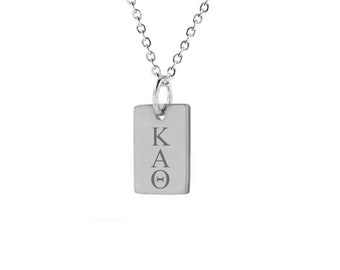 Kappa Alpha Theta Sorority Ketting, Sorority Mini Bar Sieraden Ketting, Sorority Gift Idea, Sorority Little Big Gift Idea