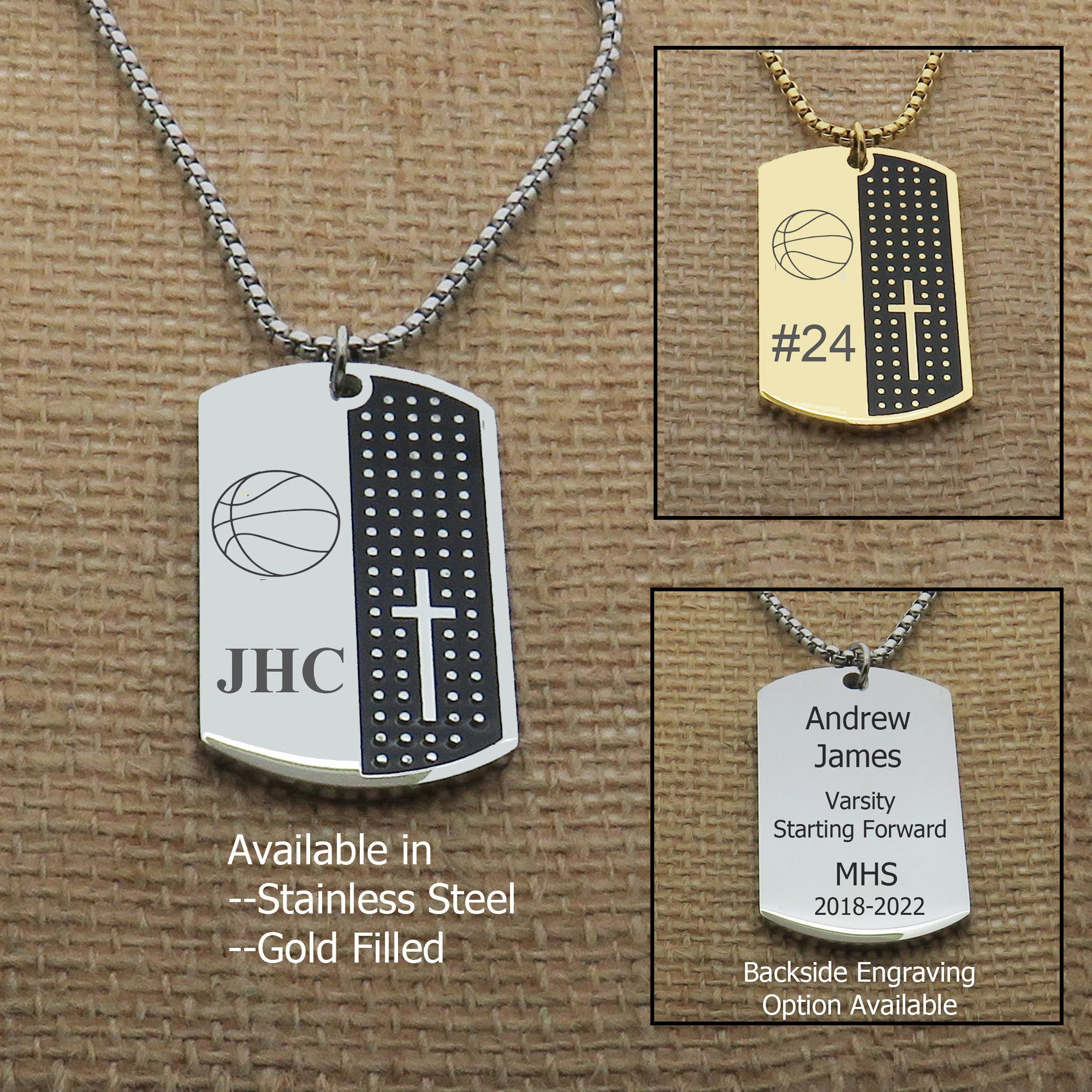 Basketball Necklace, Basketball Jewelry, Boy Men Basketball Sport Necklace, Basketball Team Gift, Personalized Basketball