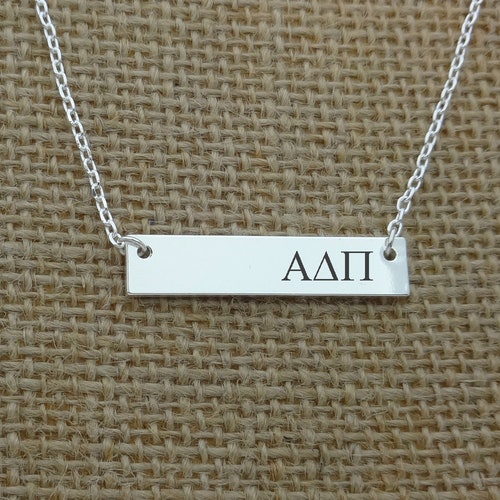 Alpha Delta Pi Sorority Necklace ADPI Sorority Necklace Etsy