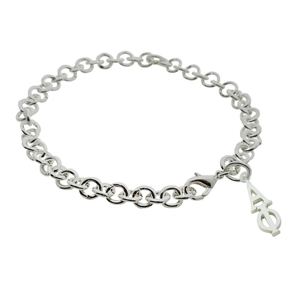 Alpha Phi Greek Sorority Bracelet Jewelry Rolo Lobster Closure