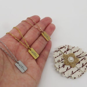 Kappa Beta Gamma Sorority Necklace, Sorority Mini Bar Jewelry Necklace, Sorority Gift Idea, Sorority Little Big Gift Idea