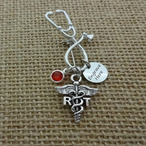 RT Respiratory Therapist Pin, Personalized RT Pin,  Nurse Pinning Ceremony, Graduation Nursing Student Pin