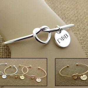 Gamma Phi Beta Sorority Bracelet Bangle, Sorority Jewelry, Sorority Adjustable Bracelet, Sorority Gift, Sorority Little Big Gift Idea