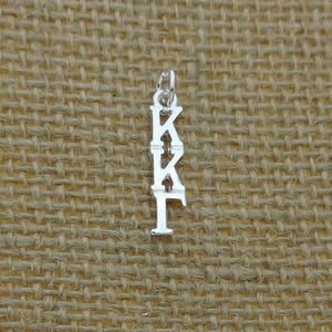 Kappa Kappa Gamma Greek Sorority Lavalier Pendant Drop Charm Chain Necklace
