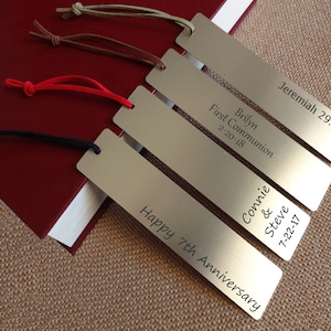 Personalized Bookmark, Metal Bookmark, Engraved Bookmark, Custom Bookmark, Graduation Gift, Children Gift, Teacher Gift, Kid Gift