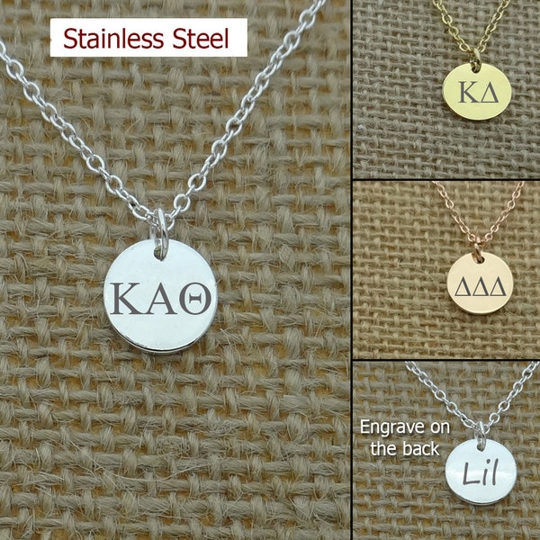 Collier de sororité Dainty, Sorority Sister Gift Idea, Big Sis Necklace, Lil Sis Necklace, Sorority Lil Big Jewelry, Sorority Lil Big Gifts