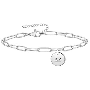 Delta Zeta Sorority Armband, Büroklammer Armband, Sorority Schmuck, Sorority Geschenk, Sorority Little Big Geschenkidee