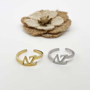 Delta Zeta Ring einstellbar, Delta Zeta Sorority Ring, Delta Zeta Sorority Schmuck, Delta Zeta Sorority Geschenk, Dee Zee, DEEZY, ∆Z