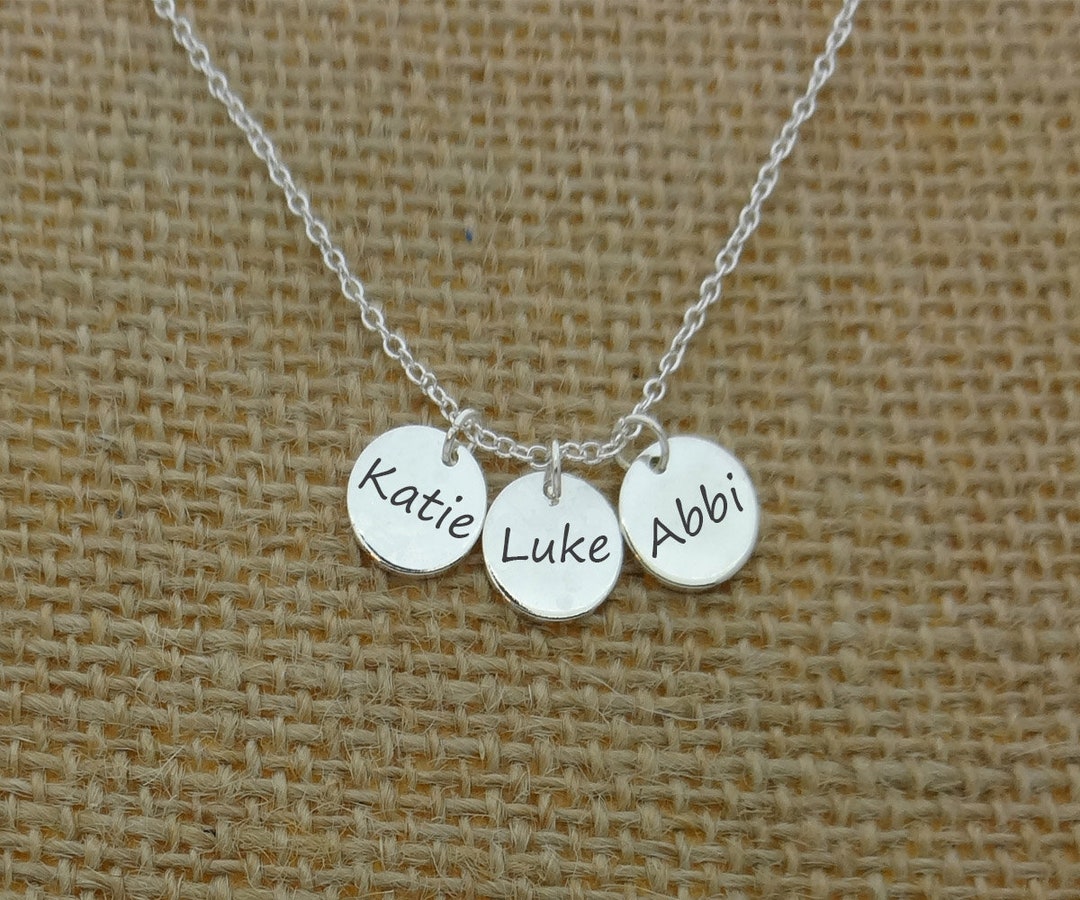 Personalized Mom Necklace, Custom Kids Name Necklace, Mom Jewelry ...