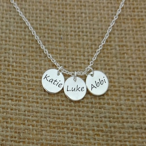 Personalized Mom Necklace, Custom Kids Name Necklace, Mom Jewelry, Mother&#39;s Day Gift, Baby Name Necklace, Mother&#39;s Necklace