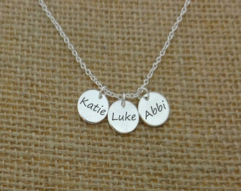Personalized Mom Necklace, Custom Kids Name Necklace, Mom Jewelry, Mother&#39;s Day Gift, Baby Name Necklace, Mother&#39;s Necklace