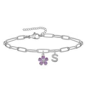 Pulsera para niña de las flores, regalo personalizado para niña de las flores, pulsera de boda para niña pequeña, niña de las flores pequeña, regalo de agradecimiento para niña de las flores