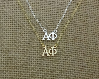 Collar de solapa flotante de la hermandad griega Alpha Phi Collar de solapa colgante